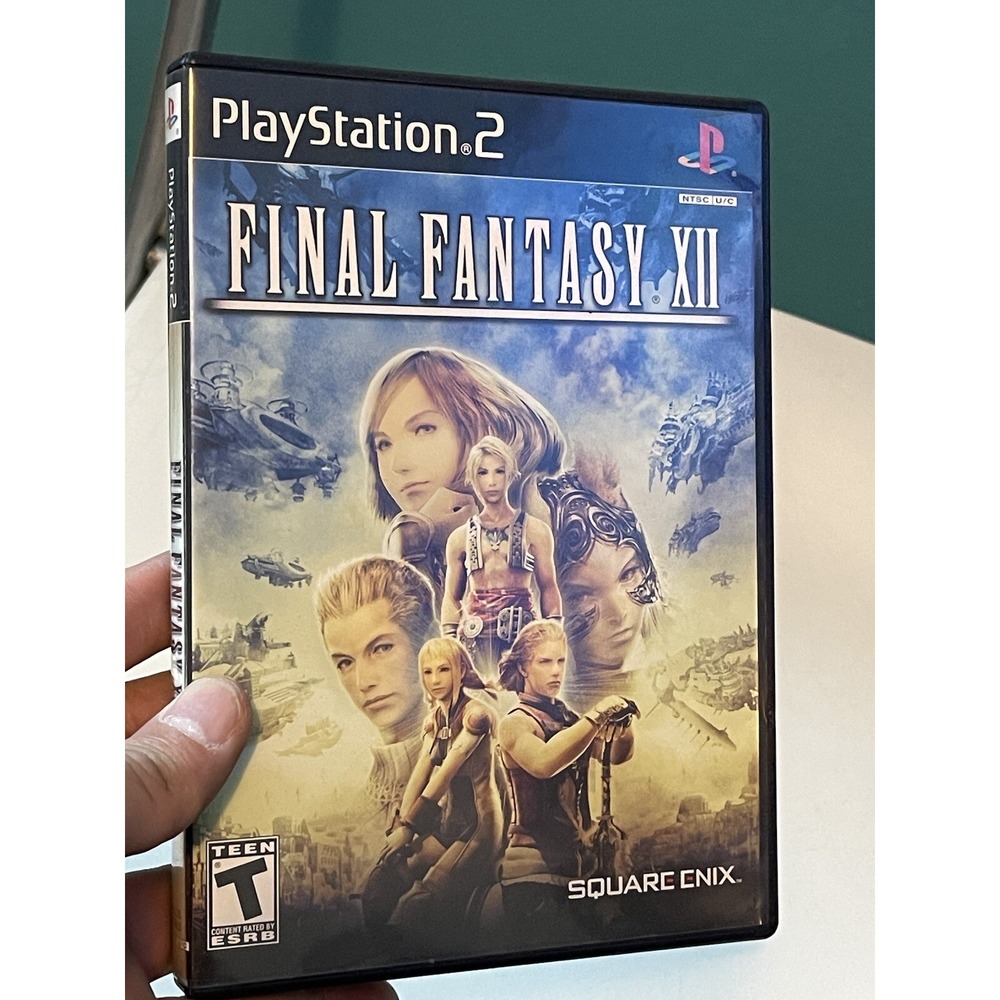 Final Fantasy XII 12 Sony PlayStation 2 PS2 Black Label With Manual